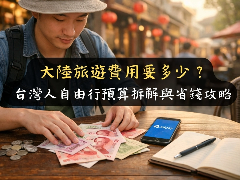 大陸旅遊費用要多少？台灣人自由行預算拆解與省錢攻略