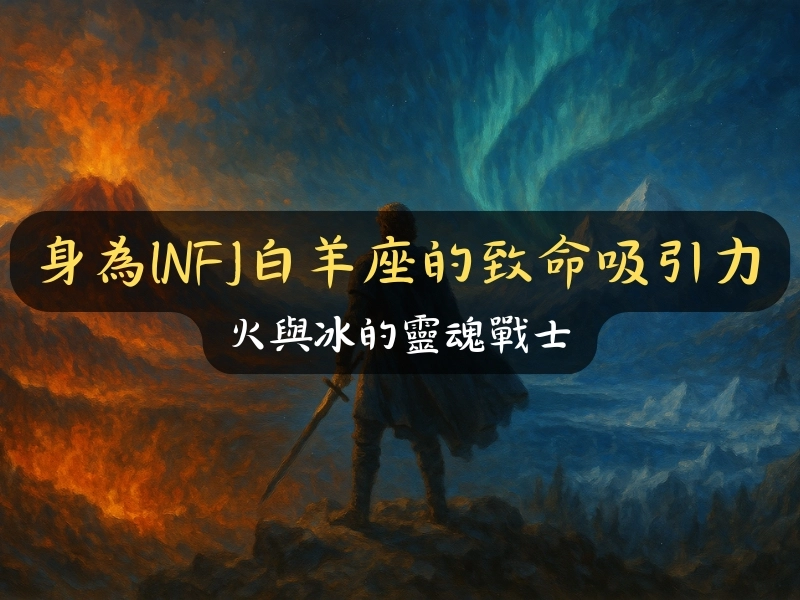 身為INFJ白羊座的致命吸引力：火與冰的靈魂戰士
