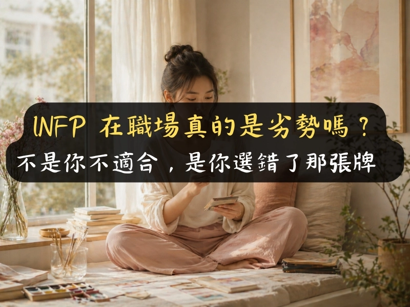 INFP 在職場真的是劣勢嗎？不是你不適合，是你選錯了那張牌