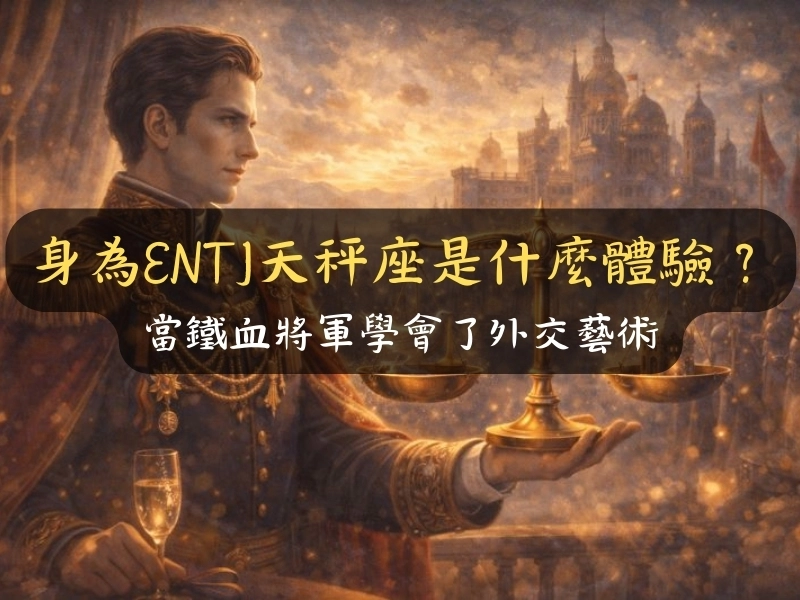 身為ENTJ天秤座是什麼體驗：當鐵血將軍學會了外交藝術