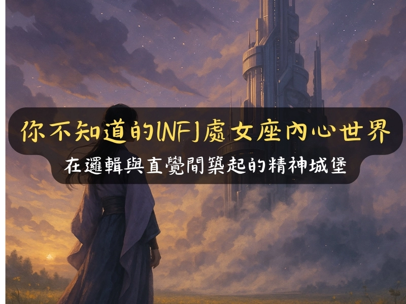 你不知道的INFJ處女座內心世界:在邏輯與直覺間築起的精神城堡
