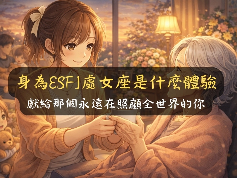 身為ESFJ處女座是什麼體驗：獻給那個永遠在照顧全世界的你