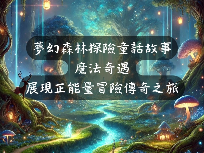 夢幻森林探險童話故事：魔法奇遇展現正能量冒險傳奇之旅
