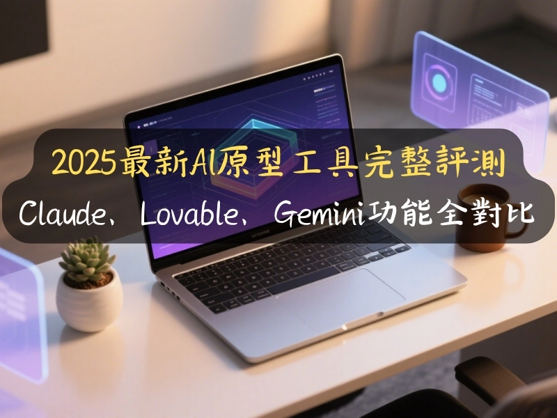2025最新AI原型工具完整評測:Claude、Lovable、Gemini功能全對比