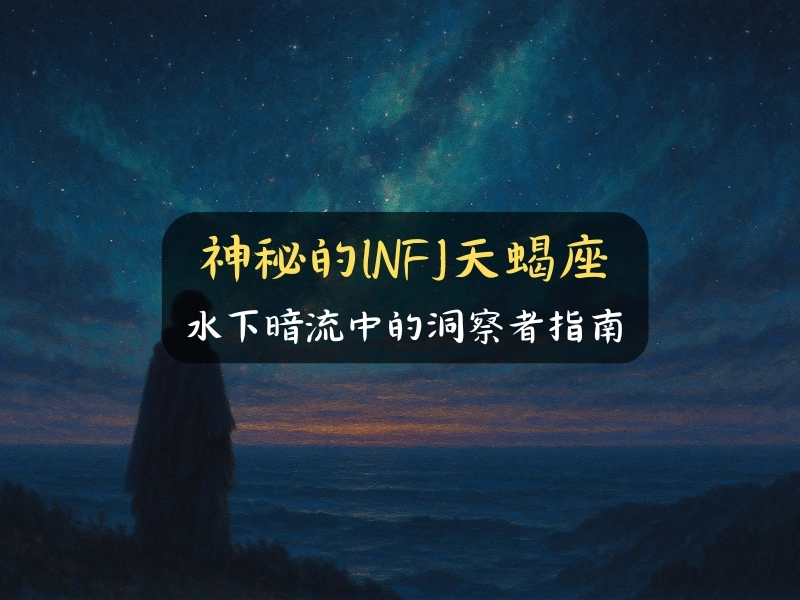 神秘的INFJ天蝎座：水下暗流中的洞察者指南