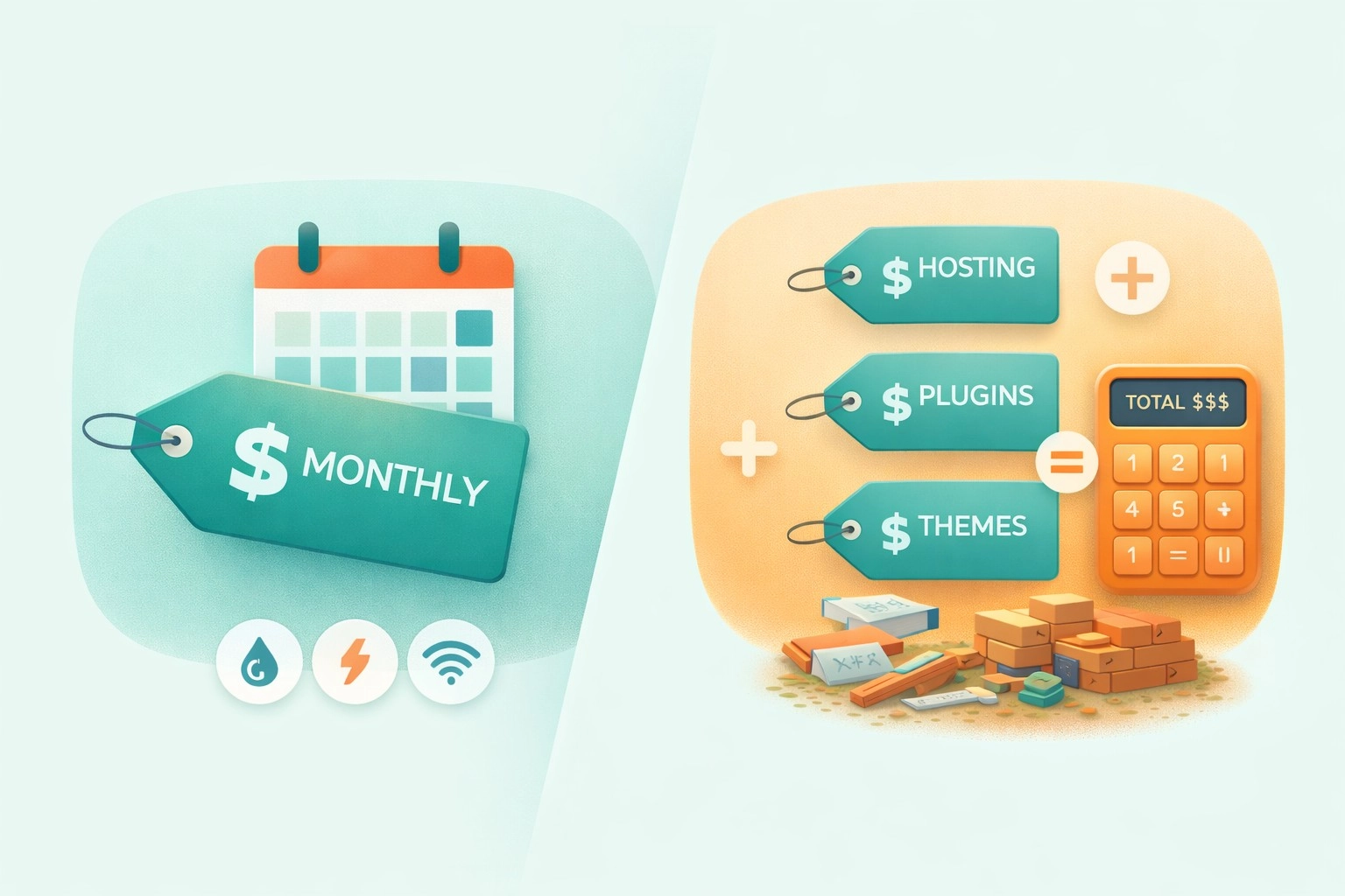 Webflow vs WordPress 價格費用比較 2026