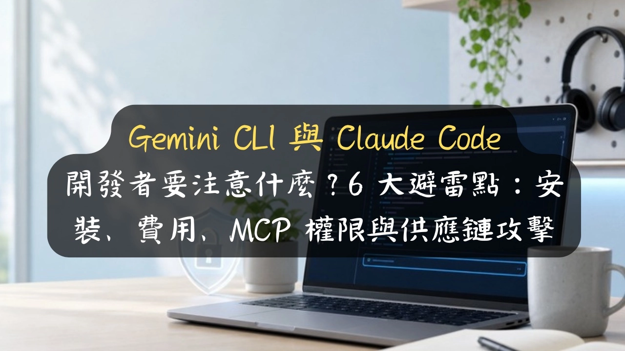 Gemini CLI 6/18 停了還能用嗎？Claude Code 開發者的安裝、費用、MCP 權限與供應鏈攻擊避雷清單