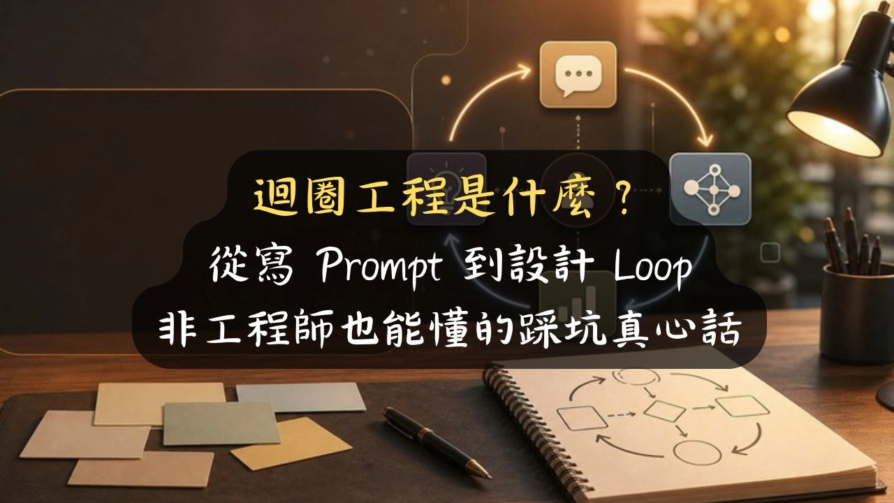 迴圈工程是什麼？從寫 Prompt 到設計 Loop，非工程師也能懂的踩坑真心話