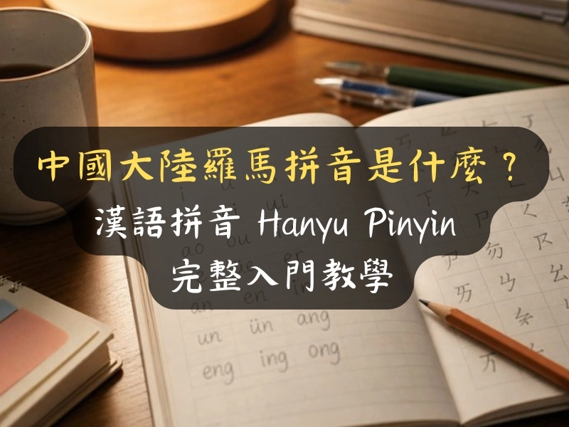 中國大陸羅馬拼音是什麼？漢語拼音 Hanyu Pinyin 完整入門教學