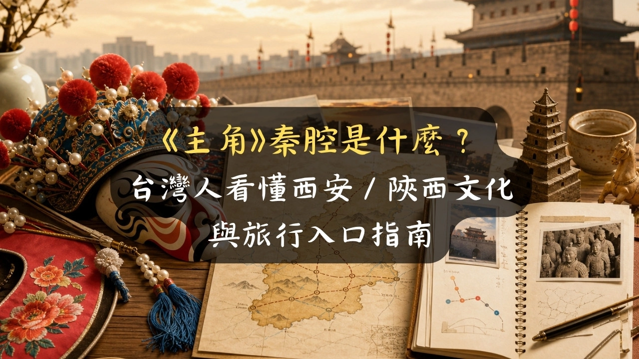 《主角》秦腔是什麼？台灣人看懂西安／陝西文化與旅行入口指南